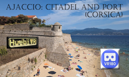 Ajaccio citadel and port (Corsica) Ajaccio citadel and port (Corsica)