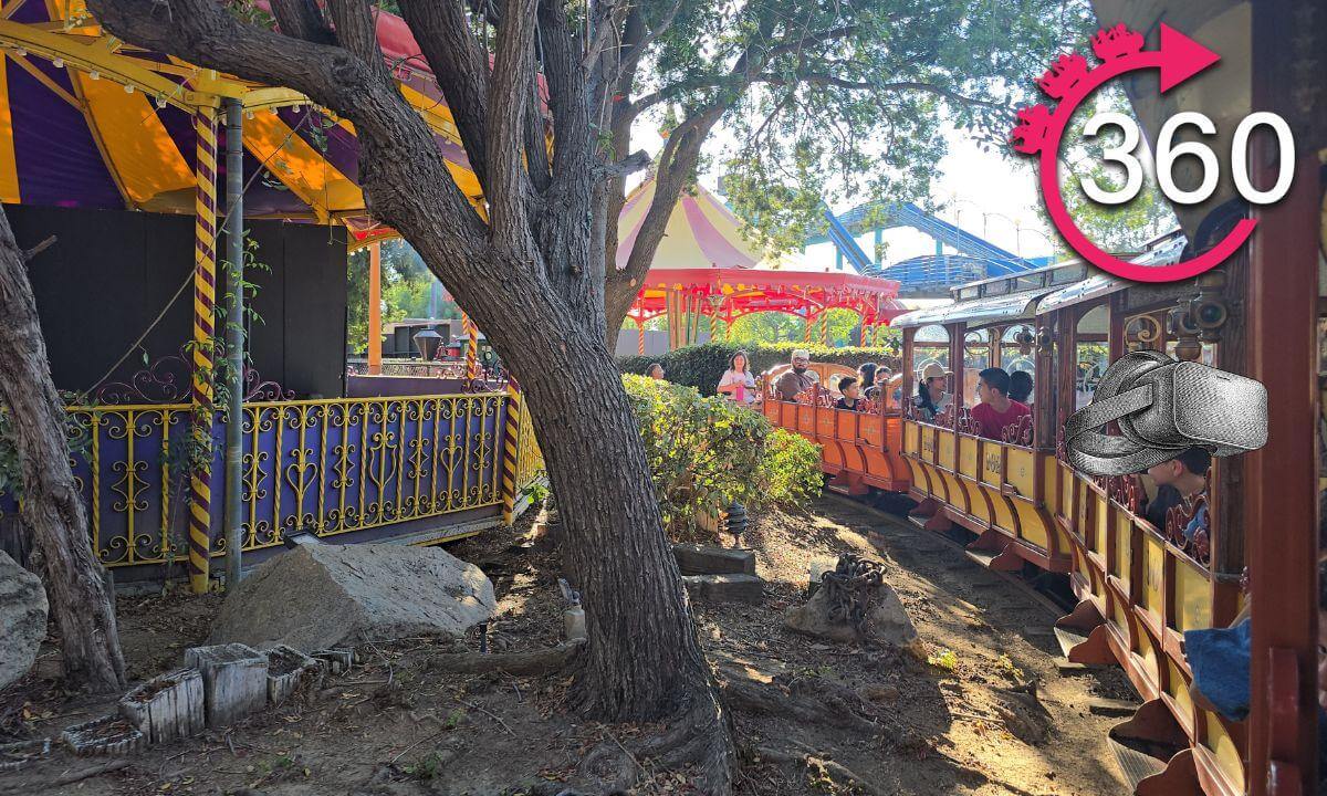 VR 360º Riverside Express Train Ride at Castle Park - Riverside, CA