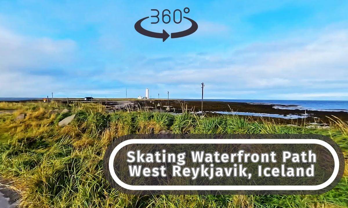 #360 Video - Skating West Reykjavik's Waterfront Path