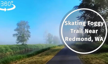 Inline Skating Trip On Sammamish River Trail From Redmond To Woodinville In #360°