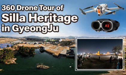 360 Drone Tour of Silla Heritage in GyeongJu 경주 문화재 360 드론 투어