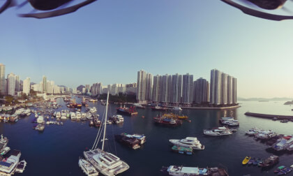 aberdeen hk south Osmo 360 Drone shot