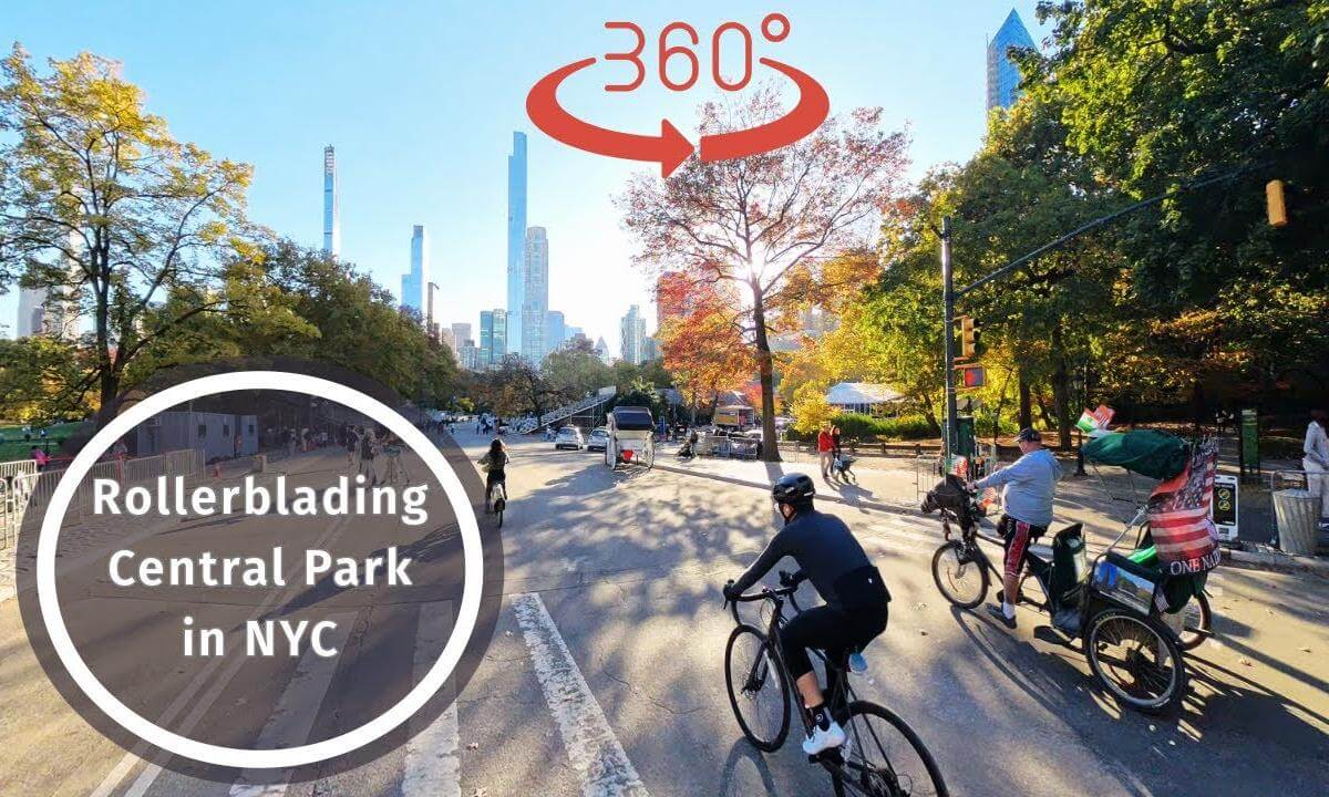 Central Park 360 VR Inline Skating Experience in New York City
