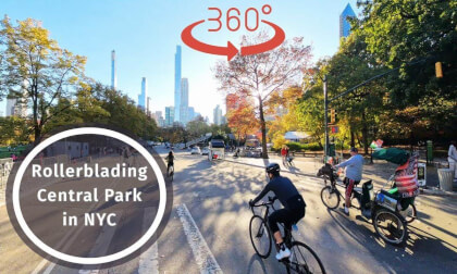 Central Park 360 VR Inline Skating Experience in New York City