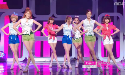 9muses (나인뮤지스) - FIGARO, 나인 뮤지스 - 피가로, Music Core 20110917