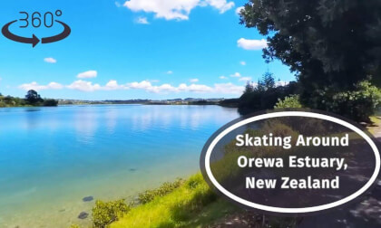 #360 Trip In New Zealand: Inline Skating Orewa Estuary Loop