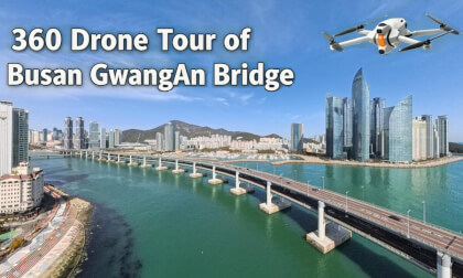 360 Drone Tour of Busan GwangAn Bridge 부산 광안대교 360 드론 투어