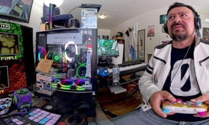 [8K 360° VR] Battletoads Double Dragon for Sega Genesis emulated on the Sentry PC at Quantic Films
