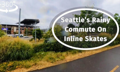 Skating Seattle Burke-Gilman Trail With #360° Views Of Lake Washington