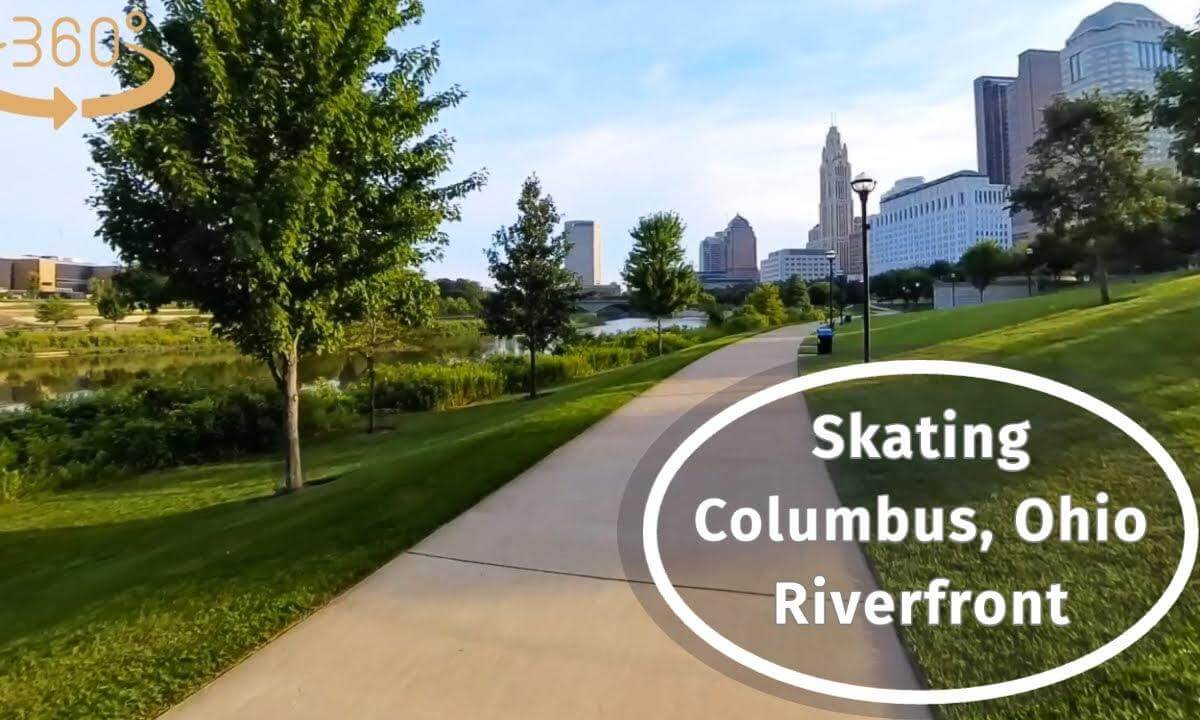 #360° Video Skate - Discover The Riverfront Trails Of Columbus Ohio