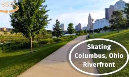#360° Video Skate - Discover The Riverfront Trails Of Columbus Ohio