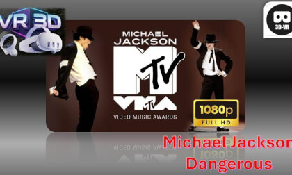 3D Michael Jackson Dangerous Live MTV 1995