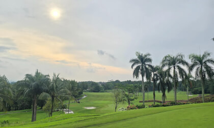 Introducing the Sentul Highland golf course in Indonesia.