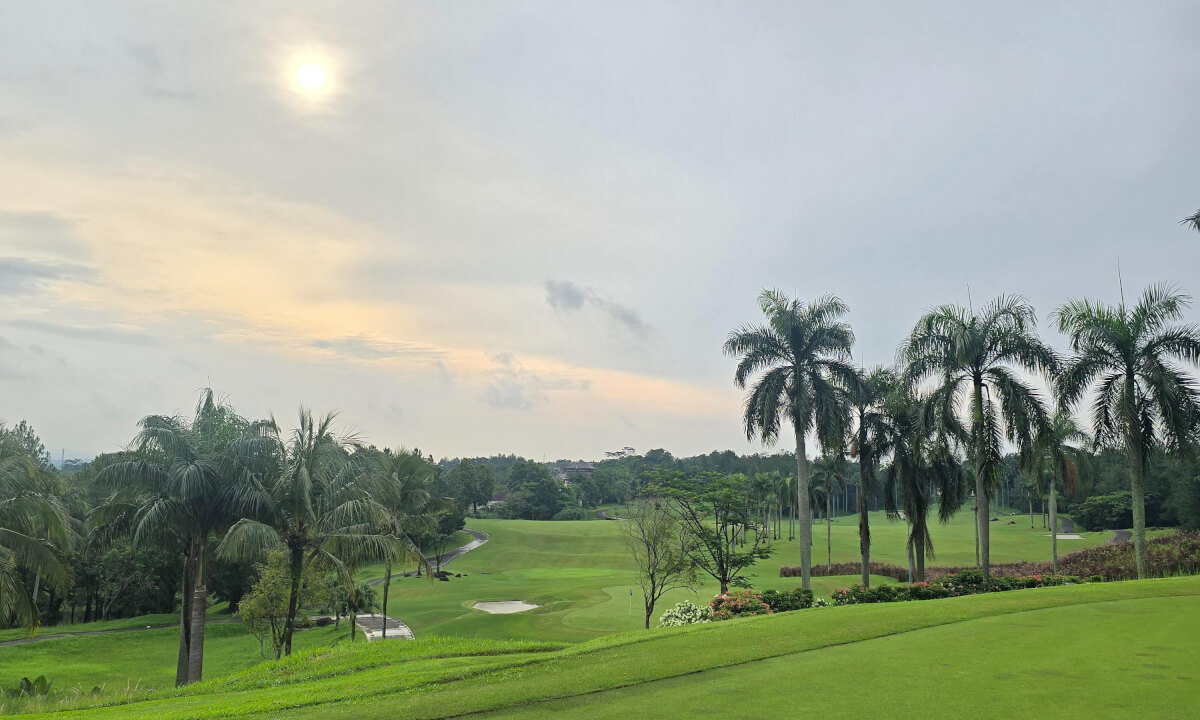 Introducing the Sentul Highland golf course in Indonesia.