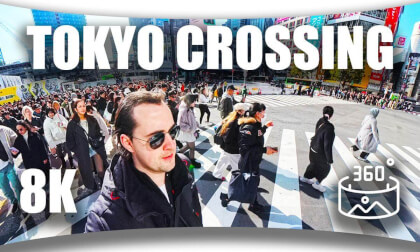 POV: Walking Through Shibuya Crossing in 360° | Tokyo VR Tour 8K
