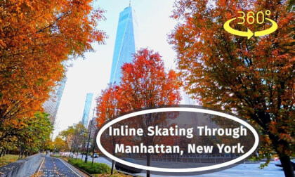 Rollerblading Through New York City In #360°!