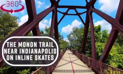 #360° Video Of Inline Skating On The Monon Trail Near Indianapolis