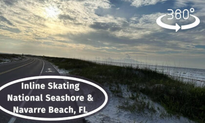 Exploring Gulf Islands National Seashore & Navarre Beach On Skates In #360°