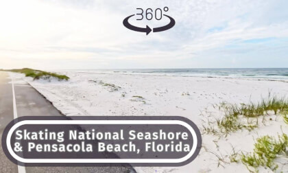 Skating Adventures In #360°: Gulf Islands Seashore And Pensacola Beach