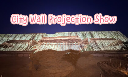 City Wall Projection Show