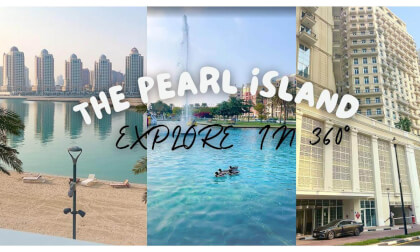 🏝️✨ The 360° Pearl Island Qatar 🇶🇦 | Luxury Waterfront Living in 360° 🌊🏙️ | Doha | QATAR