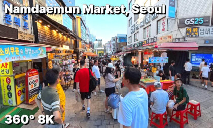 Namdaemun Market and Sungnyemun Gate Walk | Seoul, Korea