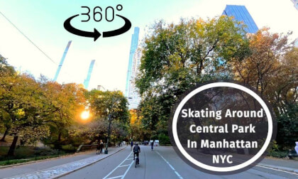 Rollerblading New York City's Central Park In #360° (loop 2)