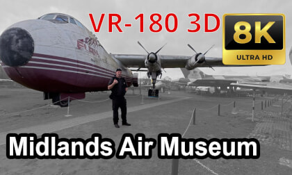 Midlands Air Museum tour 180 8k