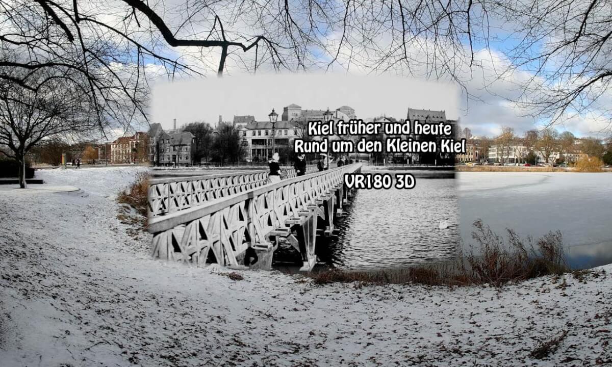 Kiel früher und heute: Rund um den Kleinen Kiel (VR180 3D 8K)