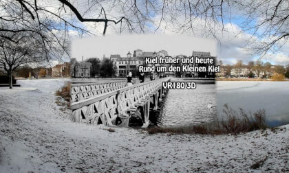 Kiel früher und heute: Rund um den Kleinen Kiel (VR180 3D 8K)