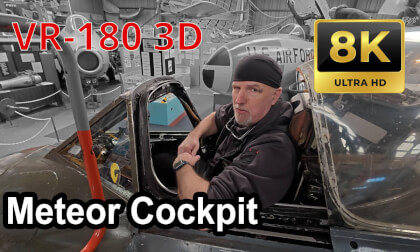 Gloucster Meteor cockpit 180 8k