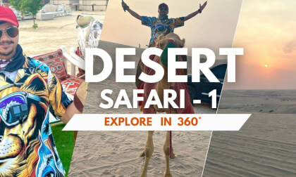 🐪🌅 360° Desert Safari Qatar | Camel Ride & Magical Sunset in 360° 🇶🇦🏜️✨ | Doha | QATAR