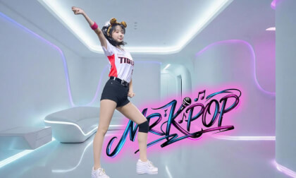 [MR KPOP] 李珠珢 Lee Ju Eun 'Go Stronger' Twin ponytails GPOP Taipei Dome Cheerleader | Passthrough 8K 3D | (이주은)