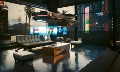 [4K] Cyberpunk 2077 - V's Penthouse Tour