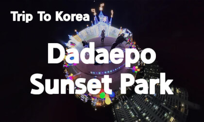 [360 Trip to Korea] Dadaepo Sunset Park 🇰🇷 Busan’s Most Cinematic Ocean Sky
