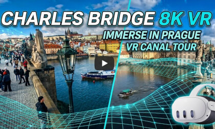 Prague - Charles Bridge – 360° VR 8K Ultra High Definition