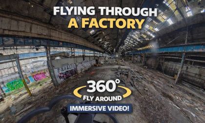 Abandoned Factory - Scotland | 🚁 8K 360° Drone Flight