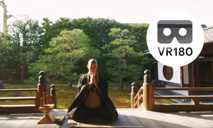 Zen Meditation in Kyoto: G.T.A.Japan【VR180/3D】
