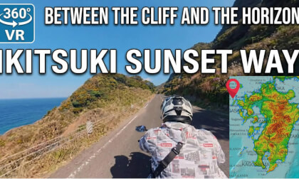 [360° VR / ASMR] Between Sea Cliffs & Horizon: Riding the Sacred "Ikitsuki Sunset Way" | Hirado, Nagasaki