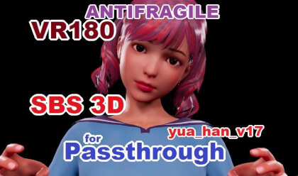 [VR180 Passthrough] yua_han -  ANTIFRAGILE [DanceXR(MMD)]