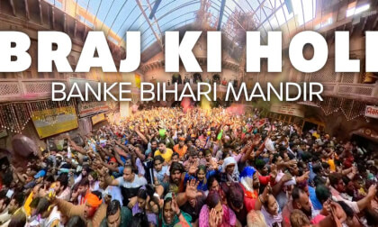 Holi at Banke Bihari Mandir | Vrindavan 2026 | 360° VR