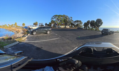 8K VR 360  VR Sitting next to St. Marks Lighthouse and birding