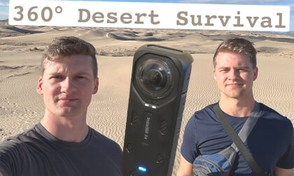 360° VR | Surviving a Desert Night at 18°F (We Weren't Prepared)