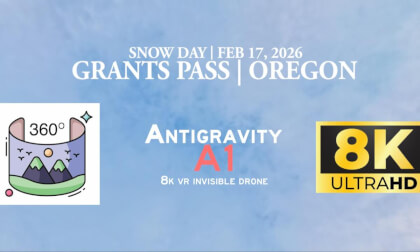 Pacific Northwest | Snowy Day Feb 17th | Antigravity A1 Invisible Drone