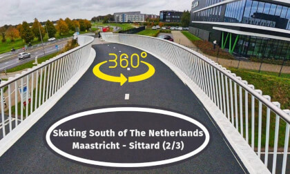 Rollerblading Southern Netherlands In #360 VR: Maastricht - Sittard (P. 2/3)