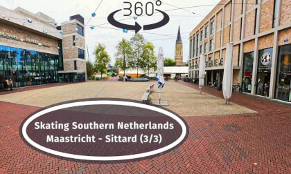 Rollerblading Southern Netherlands In #360 VR: Maastricht - Sittard (P. 3/3)