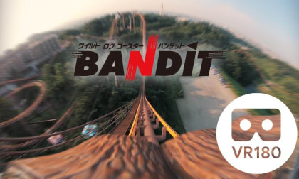 Bandit! A Roller Coaster Experience in Tokyo: G.T.A.Japan【VR180/3D】