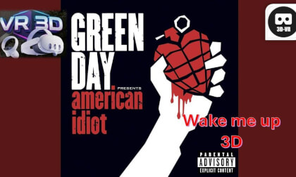3D Green Day - Wake Me Up When September Ends Official Music Video
