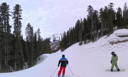 Sunshine Village Ski Out | 20260303 | Virtual Travel | 4K 360°