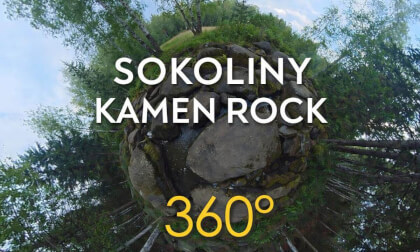 Sokoliny Kamen Rock in VR 360, Ural Mountains, Russia